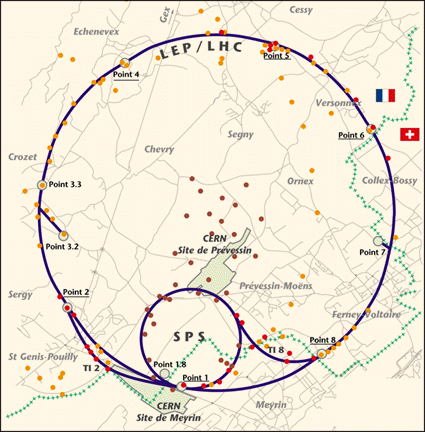 Mappa di LHC